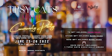 TIPSY CATS NFT x WINELOG ｜ WINE-LOVER COMMUNITY PARTY