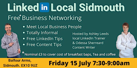 LinkedIn Local - (Sidmouth) -  Networking Event tickets