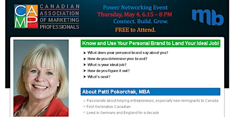 Power Networking Event: BUILD YOUR PERSONAL BRAND FOR PROFESSIONAL SUCCESS primary image