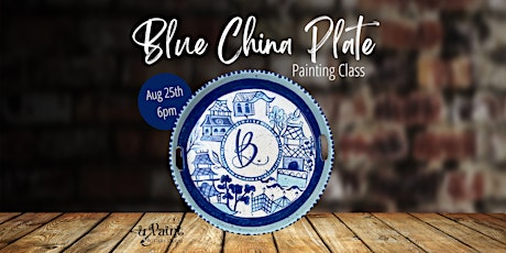 Blue China Plate Painting Class
