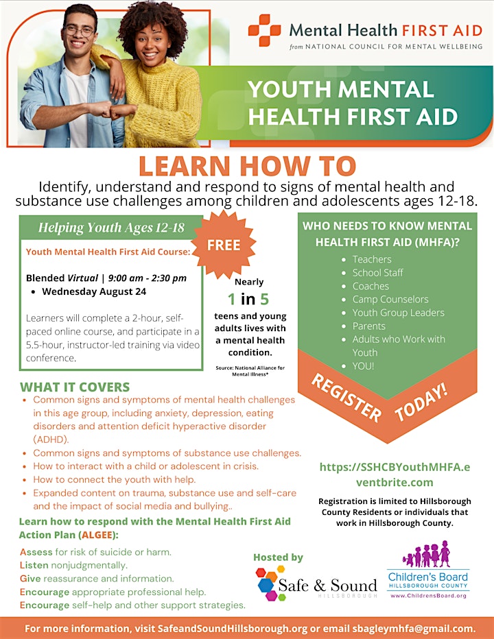 Youth Mental Health First Aid Virtual Training image