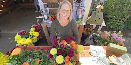 Arrange Flowers with Heather at Swan Island Dahlias
