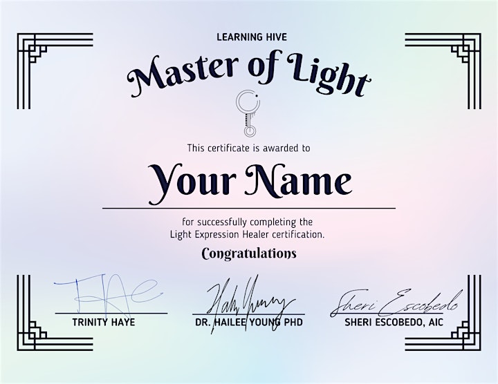 Expression of Light Certification-Learning Hive image