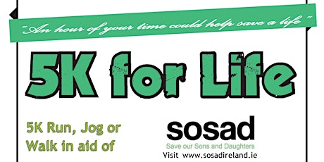 SOSAD 5K for Life Drogheda primary image