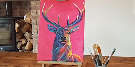 'Colorful  Stag' Painting workshop @ Yorkshire Ales, Snaith - All abilities tickets