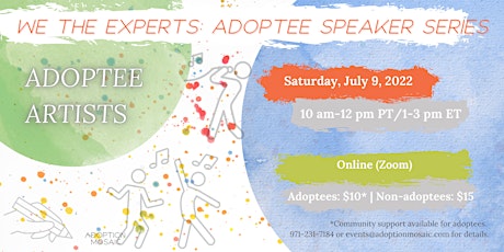 We the Experts: Adoptee Artists tickets