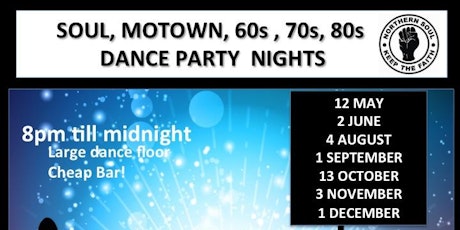 Out On The Floor Soul, Motown, 60s, 70s Dance Party tickets