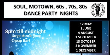 Out On The Floor Soul, Motown, 60s, 70s Dance Party tickets