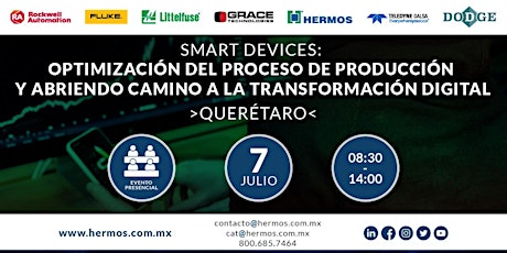 Smart Devices: Optimización del proceso de producción | Querétaro boletos