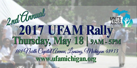 2nd ANNUAL UNITE TO FACE ADDICTION MICHIGAN - RALLY ON THE CAPITOL STEPS  primärbild
