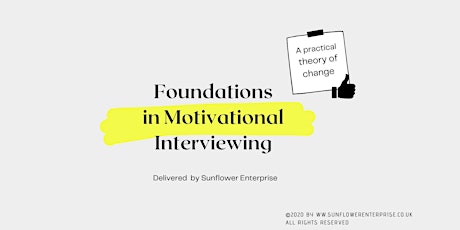 Online- training in Motivational Interviewing, (MI) tickets