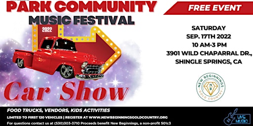 11th Annual Park Community Music Festival & Car Show
