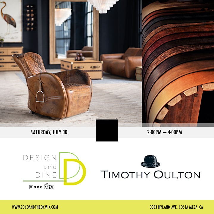 SOCO + The OC Mix Presents: Design & Dine hosted by Timothy Oulton image
