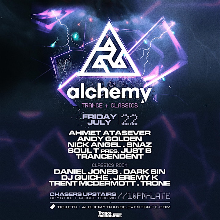Alchemy | 22 July @ Chasers Upstairs image