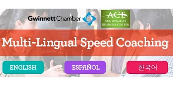 Multi-Lingual Speed Coaching Event