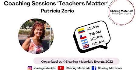 Coaching Sessions "Teachers Matter" by Patricia Zorio - Sharing Materials tickets