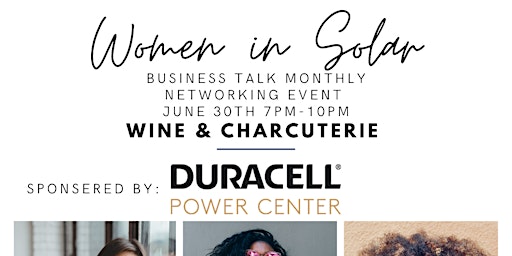 Women in Solar Networking Monthly Event