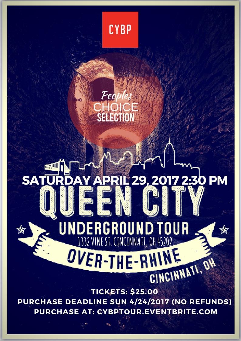 April People's Choice Event: Queen City Underground Tour w/ CYBP