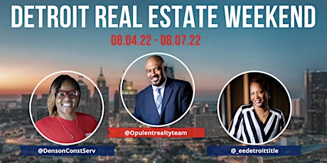Detroit Real Estate Weekend and Tour 2022 tickets