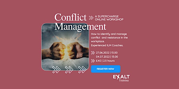 Conflict Management: Supercharge Workshop