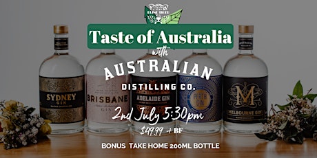 Taste of Australia with Australian Distilling Co. tickets
