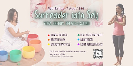Surrender into Self - Yoga, Energy, Breath & Sound Workshop tickets