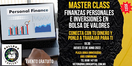Imagen principal de Máster Class Finanzas Personales e Inversión
