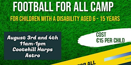 Football For All Camp tickets
