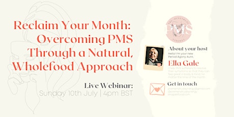 Reclaim your month: Overcoming PMS through a natural, wholefood approach tickets