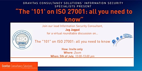The '101' on ISO 27001: all you need to know entradas