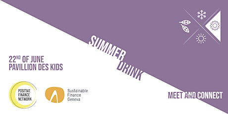 Imagen principal de Positive Finance Network x SFG : Summer Drinks