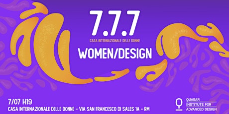 Immagine principale di 777 - Women/Design 