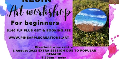 Resin workshop for beginners (RIVERLAND) tickets