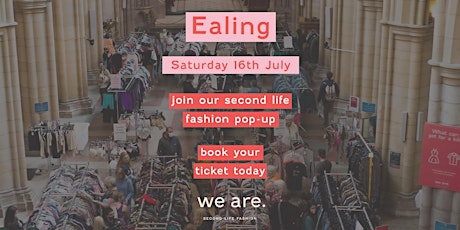 Ealing Vintage Second Life Fashion Pop-Up - West London tickets