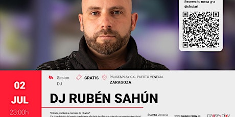 Dj Rubén Sahún entradas