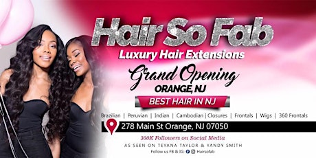Hair So Fab Orange, NJ  Grand Opening  primary image