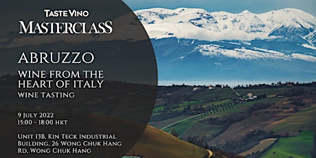 Wines from Abruzzo: TasteVino Masterclass - Valle Reale tickets