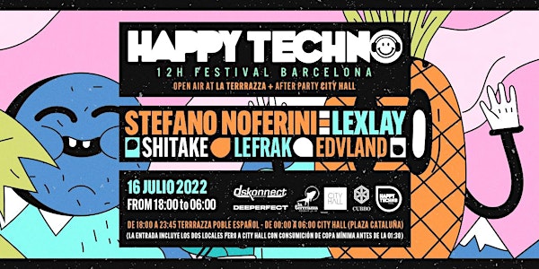 HappyTechno Open Air at La Terrrazza Barcelona + Descuento para Afterparty