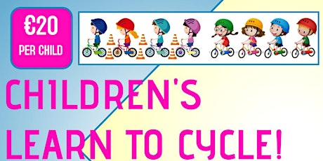 Children's Learn To Cycle Mon 18th-Fri 22nd July