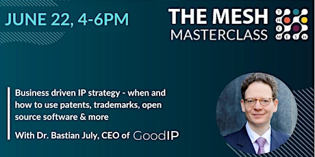 THE MESH Masterclass: Business driven IP strategy