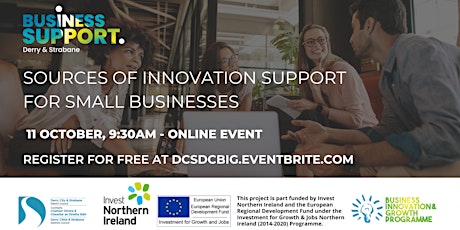 Sources of Innovation Support for Small Businesses tickets