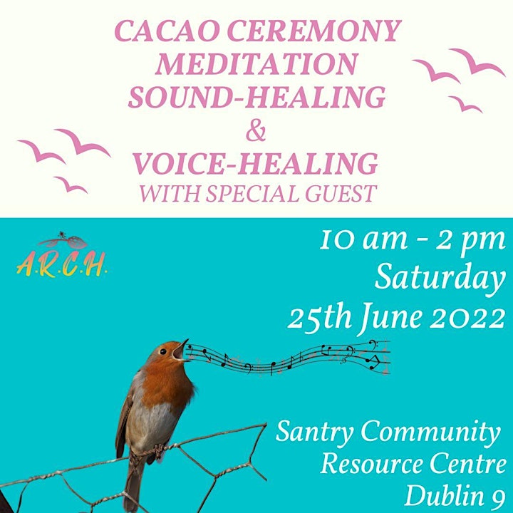 ARCH Cacao Ceremony, Sound-bathing, Mediation & Voice-healing image