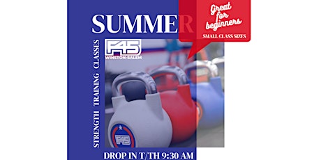 SUMMER STRENGTH TRAINING CLASSES: great for beginners to F45 tickets