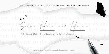 Sign Here and Here: The Ins and Outs of Contracts with Baker Mckenzie