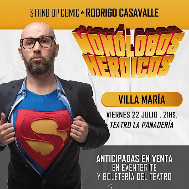 Imagen de Monólogos Heroicos, stand up comics en Villa María