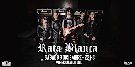 Imagen principal de Rata Blanca - Villa Mercedes