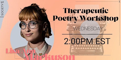 SocietyX  - Therapeutic Poetry Workshop billets