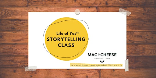 Storytelling Class  - Fall 2022 Tuesdays (Virtual Edition)