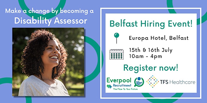 Belfast hiring event - Disability Assessor jobs for clinicians image