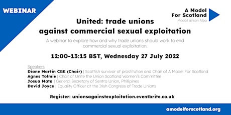 United: trade unions against commercial sexual exploitation primary image